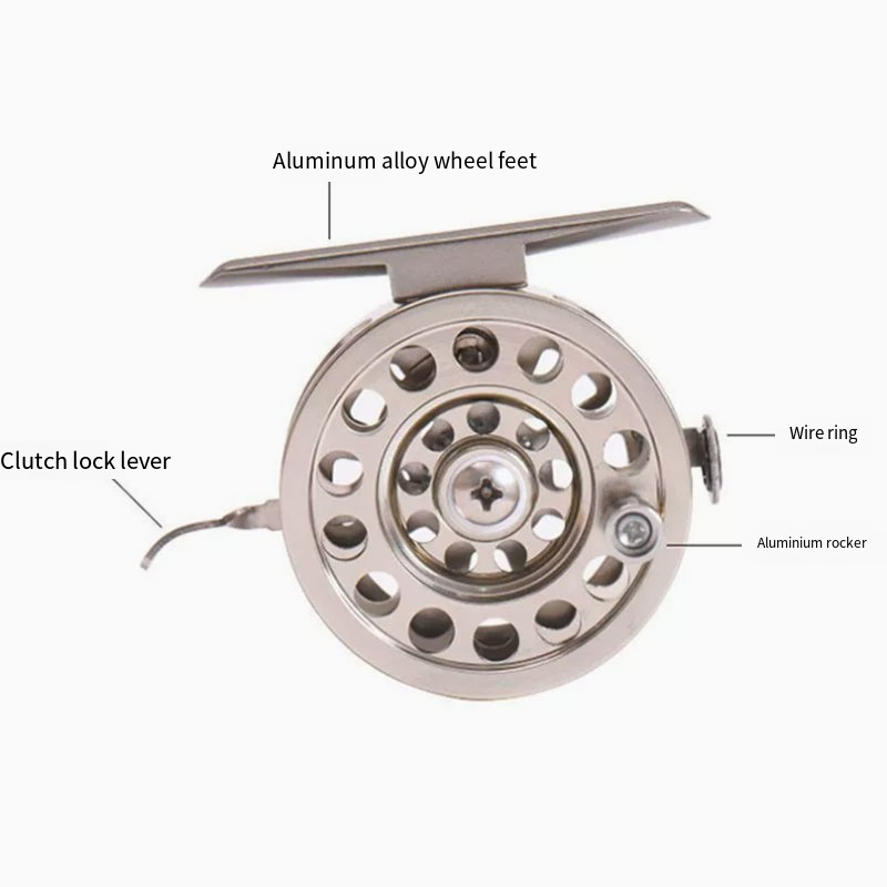 Aluminum Alloy CNC Fly Fishing - Ice Fishing Reel recension och pris