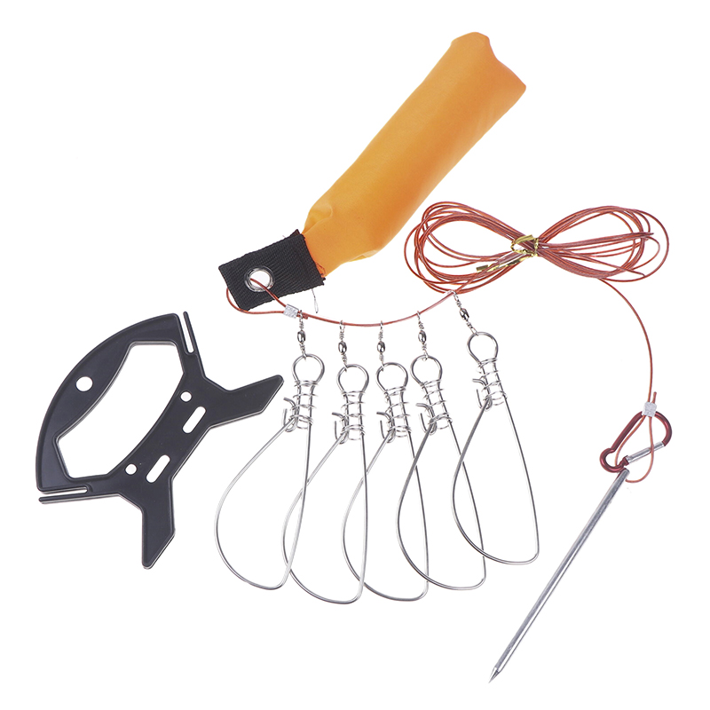 New 5-snap Float Fish Stringer - Reel Repair Kit recension och pris